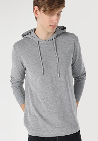 Image de T-shirt À Manches Longues Gris   Homme