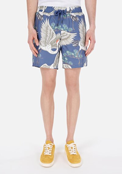 Image de Short De Bain Marine Slim Fit  Homme