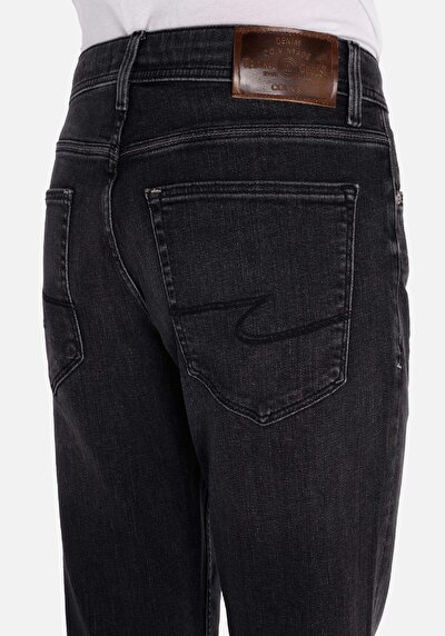 Afficher les détails de 044 Karl Pantalon  Straight Leg Low Rise En  Straight Fit Homme