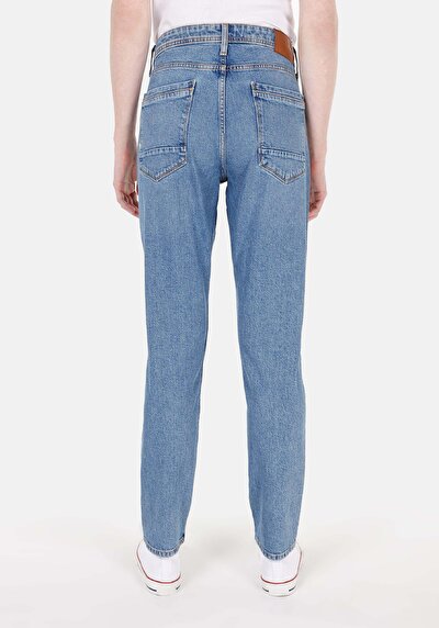 Image de 067 Jack Pantalon Bleu Tapered Leg Medium Rise En  Regular Fit Homme