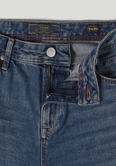 Afficher les détails de 045 David Pantalon Bleu   En  Regular Fit Homme