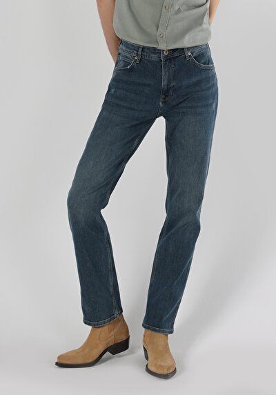 Image de 045 David Pantalon Bleu   En  Regular Fit Homme