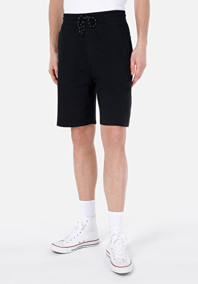 Image de Short Noir Regular Fit Homme