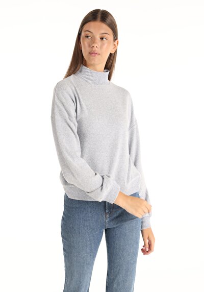Image de T-shirt À Manches Longues Bleu Regular Fit Femme