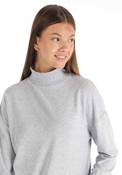 Image de T-shirt À Manches Longues Bleu Regular Fit Femme