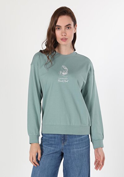 Image de Pull-over Vert Regular Fit  Femme