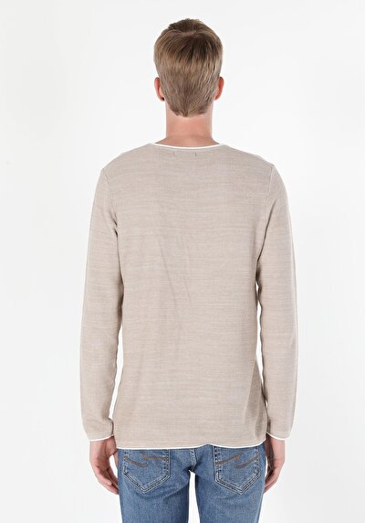 Image de Pull Beige Regular Fit   Homme