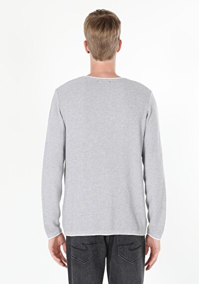 Image de Pull Gris Regular Fit   Homme