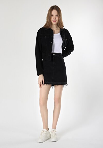 Afficher les détails de Jupe Denim Slim Fit    Femme