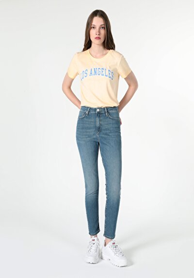 Image de 760 Diana Pantalon Denim   En  Skinny Fit Femme