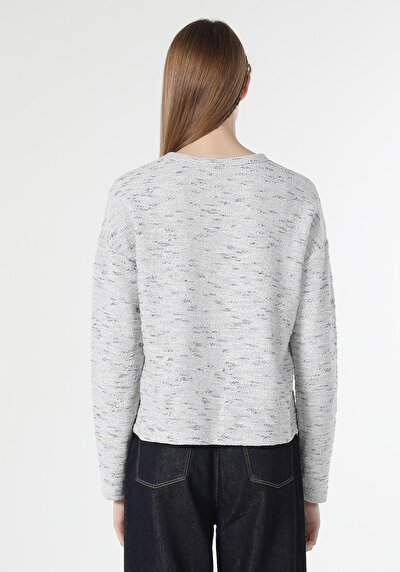 Image de T-shirt À Manches Longues Blanc Regular Fit  Femme