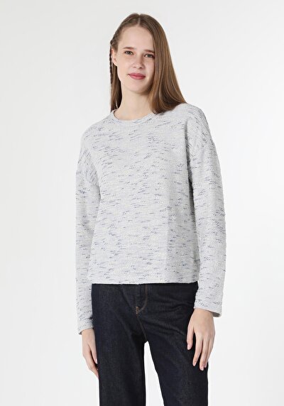 Image de T-shirt À Manches Longues Blanc Regular Fit  Femme