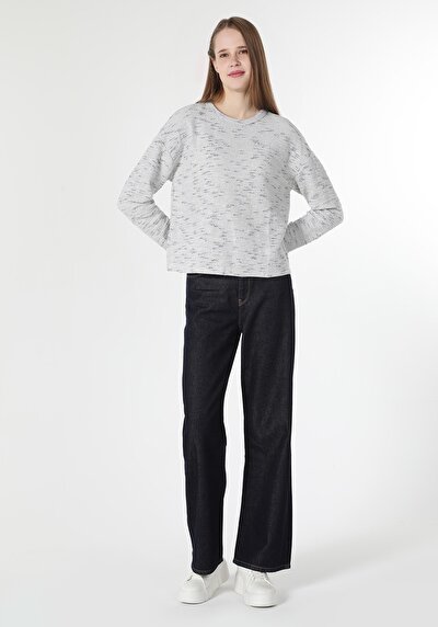 Image de T-shirt À Manches Longues Blanc Regular Fit  Femme
