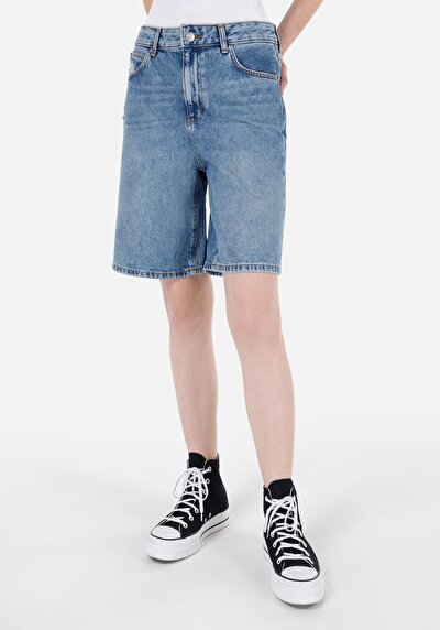 Image de Short Denim Regular Fit Femme