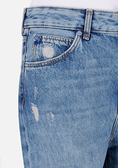 Image de Short Denim Regular Fit Femme