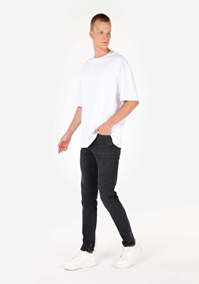 Image de 035 Ryan Pantalon Noir Skinny Leg High Rise En Supreme Skinny Fit Homme