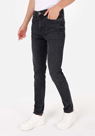 Image de 035 Ryan Pantalon Noir Skinny Leg High Rise En Supreme Skinny Fit Homme