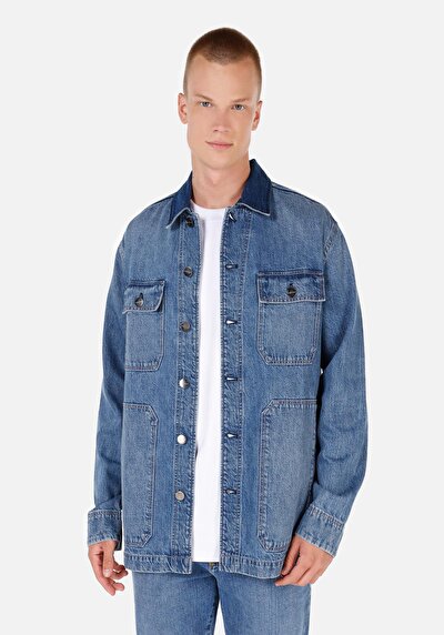 Image de Veste De Blazer Bleu Regular Fit Manches Longues Homme