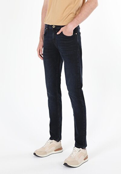 Image de 044 Karl Pantalon Bleu Foncé Straight Leg  En  Straight Fit Homme
