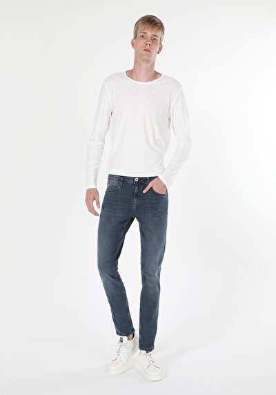 Image de 044 Karl Pantalon Denim Straight Leg  En  Straight Fit Homme
