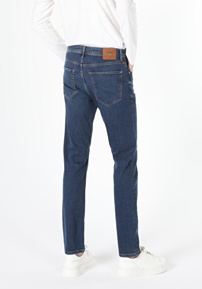 Image de 044 Karl Pantalon Bleu Foncé Straight Leg  En  Straight Fit Homme