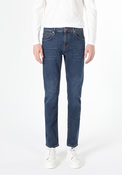Image de 044 Karl Pantalon Bleu Foncé Straight Leg  En  Straight Fit Homme