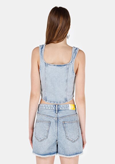 Image de Büstiyer Bleu Slim Fit Femme