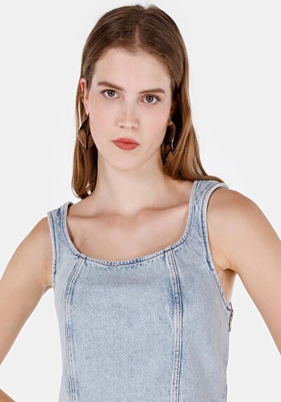 Image de Büstiyer Bleu Slim Fit Femme