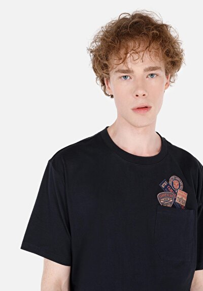 Image de T-shirt À Manches Courtes Marine Comfort Fit Homme
