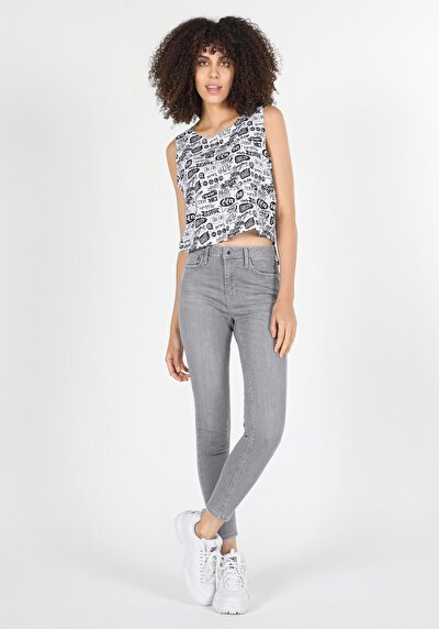 Image de 759 Lara Pantalon Bleu Skinny Leg En Super Slim Fit Femme