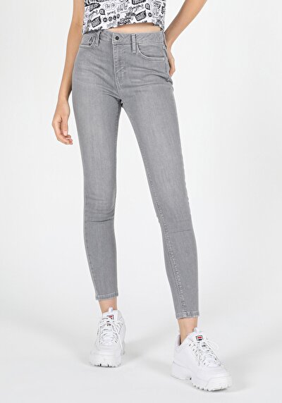Image de 759 Lara Pantalon Bleu Skinny  Leg  En  Super Slim Fit Femme