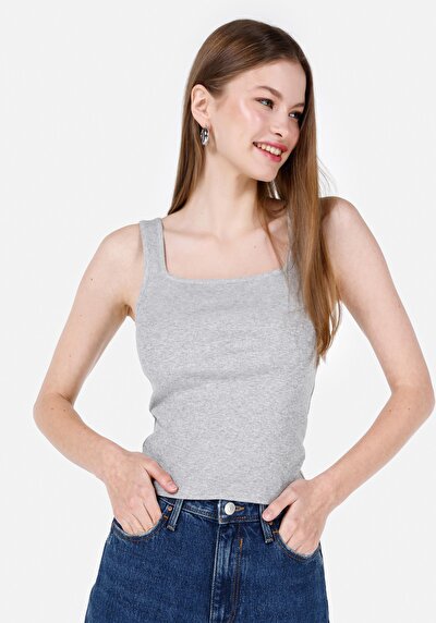 Image de Athlète Gris Slim Fit Femme