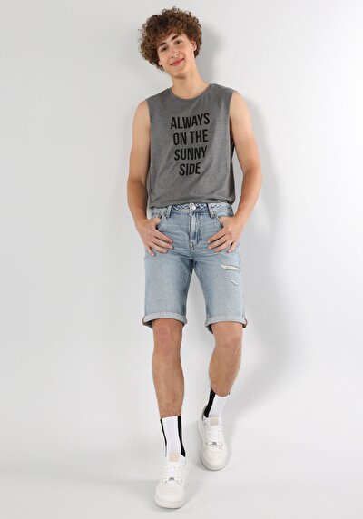 Afficher les détails de Short Denim Regular Fit Homme
