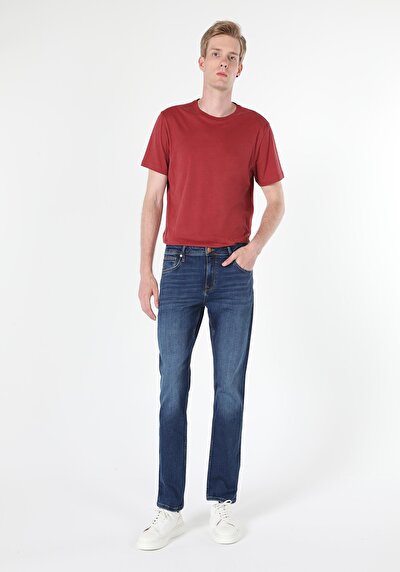 Image de 045 David Pantalon Straight Leg En Regular Fit Homme