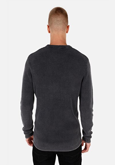 Image de Pull Anthracite Regular Fit Manches Longues  Homme