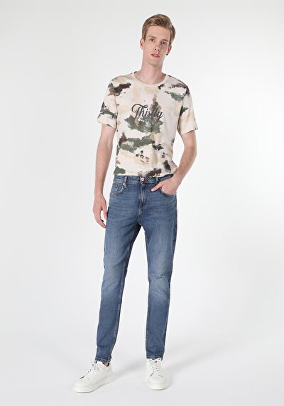 Image de 067 Jack Pantalon Denim Tapered Leg  En  Regular Fit Homme