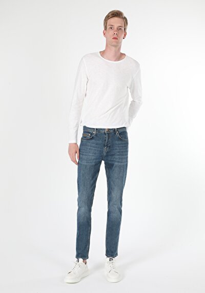 Image de 067 Jack Pantalon Denim Tapered Leg En Regular Fit Homme