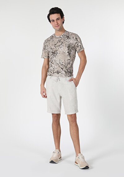 Image de Short Blanc Regular Fit Homme