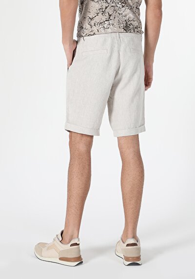 Image de Short Blanc Regular Fit Homme