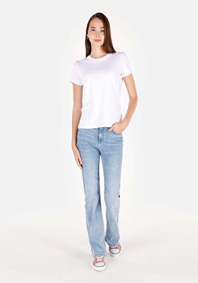 Image de 791 Monica Pantalon Bleu   En  Regular Fit Femme