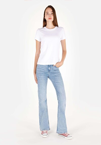 Image de 791 Monica Pantalon Bleu   En  Regular Fit Femme