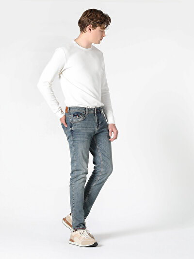 Image de 044 Karl Pantalon Denim Straight Leg  En  Straight Fit Homme