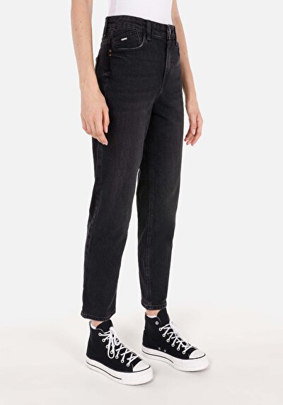 Image de 896 Maria Pantalon Tapered Leg En Mom Fit Femme