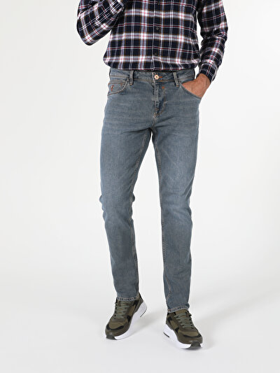 Image de 044 Karl Pantalon Denim Straight Leg  En  Straight Fit Homme