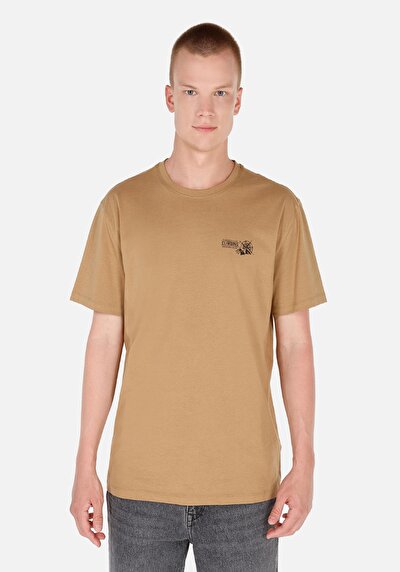 Image de T-shirt À Manches Courtes Marron Comfort Fit  Homme