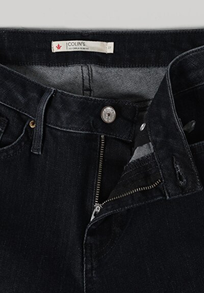 Afficher les détails de 703 Carla Pantalon Bleu Foncé   En  Slim Fit Femme