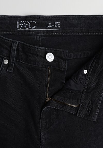 Afficher les détails de 041 Danny Pantalon  Slim Leg Low Rise En  Slim Fit Homme