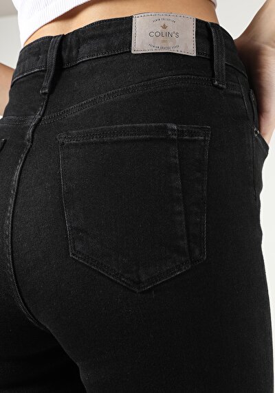 Image de 760 Diana Pantalon Noir   En  Skinny Fit Femme