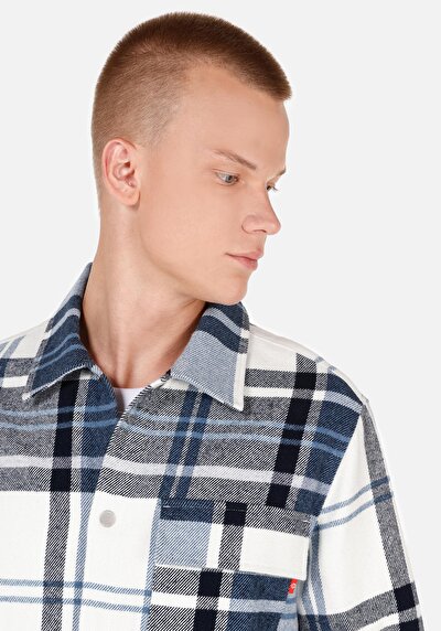 Image de Chemise À Manches Longues Bleu Comfort Fit   Homme
