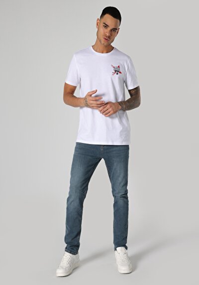 Image de T-shirt À Manches Courtes Marine Regular Fit  Femme